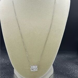 Melinda Maria Silver Necklace with Dazzling Pendant